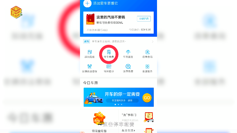 支付宝怎么查询停车费