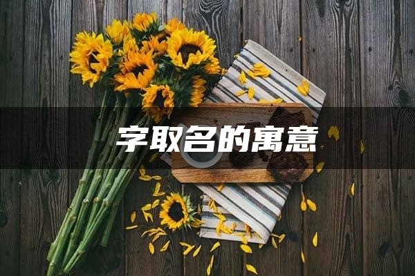 枂字取名的寓意