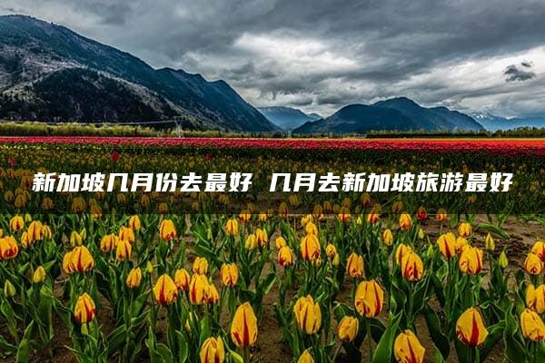 新加坡几月份去最好 几月去新加坡旅游最好