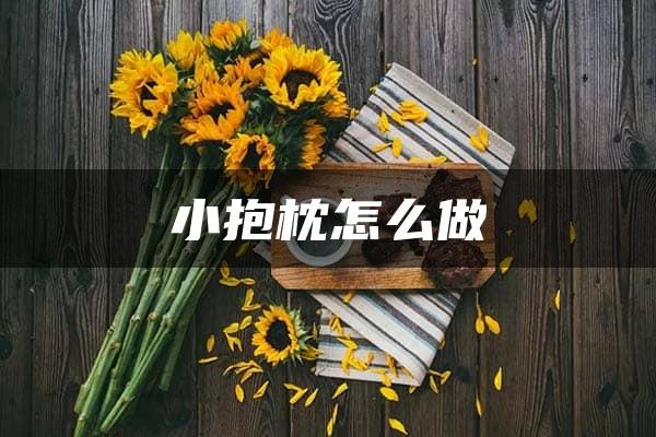 小抱枕怎么做