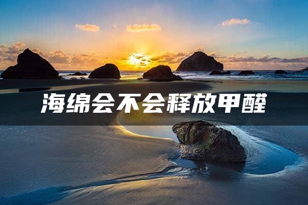 海绵会不会释放甲醛