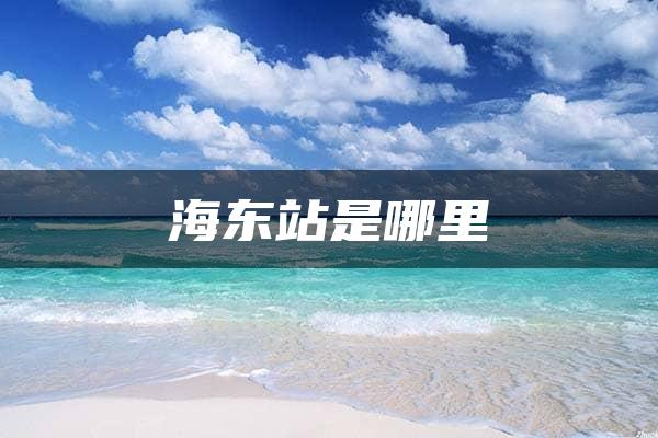 海东站是哪里