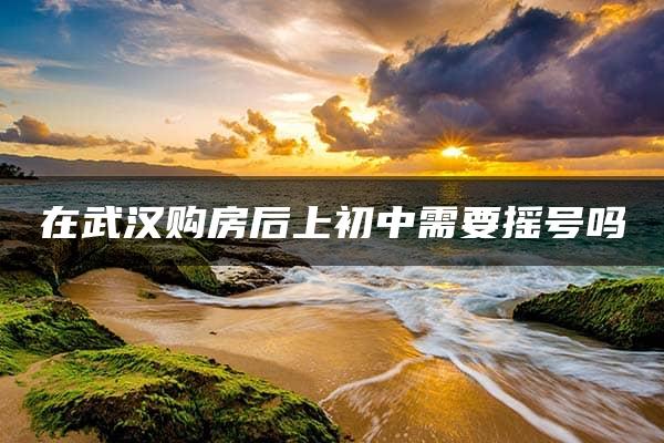 在武汉购房后上初中需要摇号吗