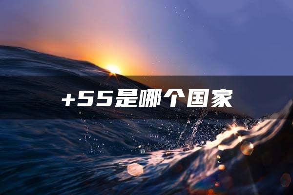 +55是哪个国家