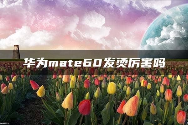 华为mate60发烫厉害吗