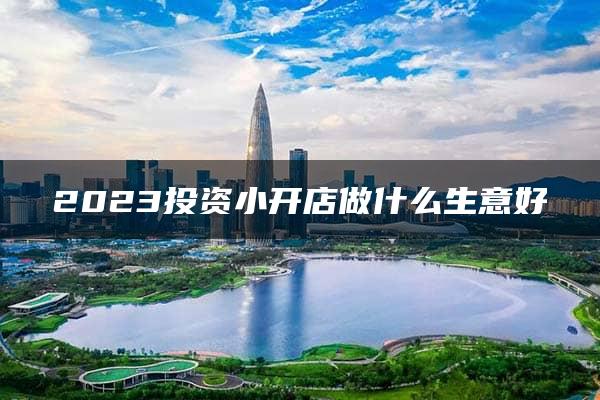 2023投资小开店做什么生意好