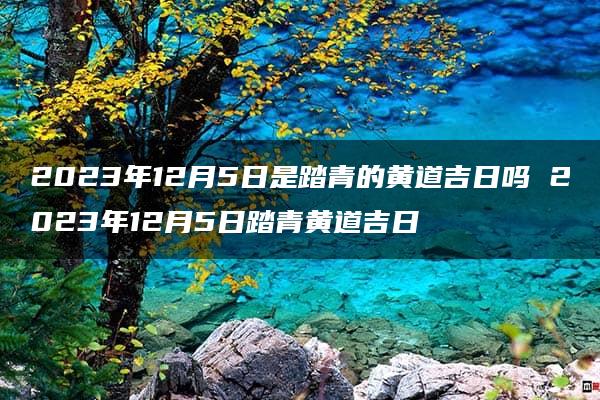 2023年12月5日是踏青的黄道吉日吗 2023年12月5日踏青黄道吉日