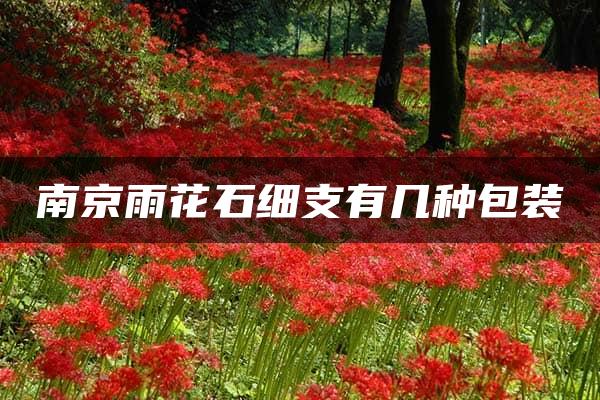 南京雨花石细支有几种包装