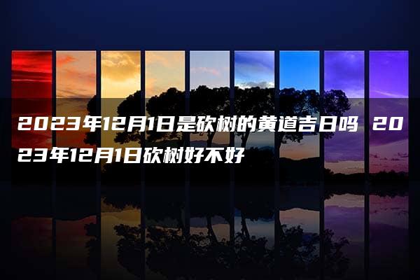 2023年12月1日是砍树的黄道吉日吗 2023年12月1日砍树好不好