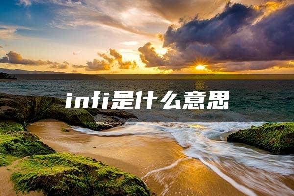 infj是什么意思