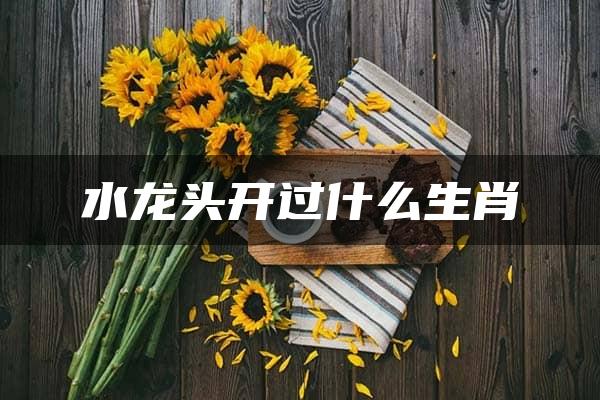 水龙头开过什么生肖