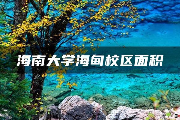 海南大学海甸校区面积