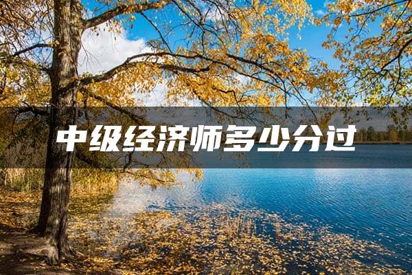 中级经济师多少分过