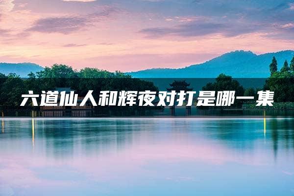 六道仙人和辉夜对打是哪一集