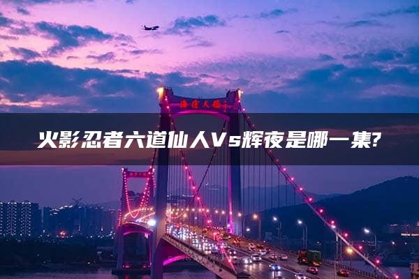 火影忍者六道仙人Vs辉夜是哪一集?