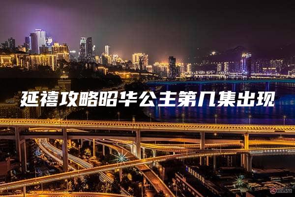 延禧攻略昭华公主第几集出现