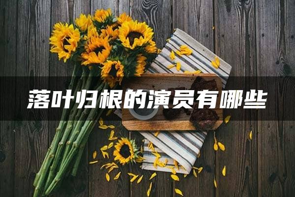 落叶归根的演员有哪些