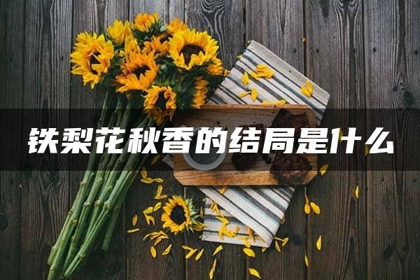 铁梨花秋香的结局是什么