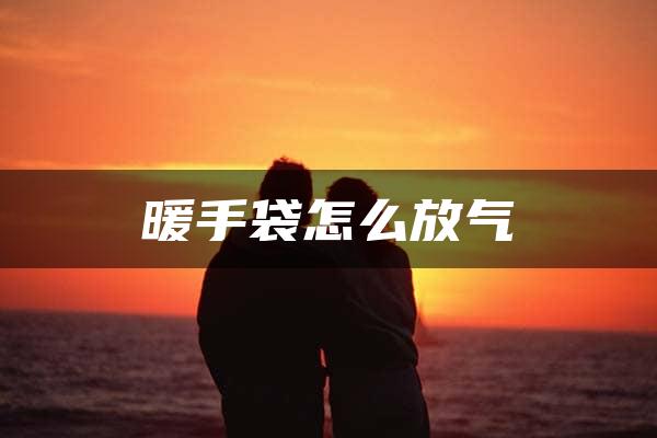 暖手袋怎么放气