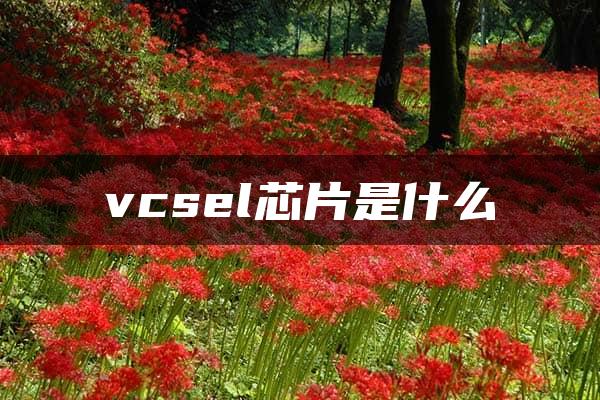 vcsel芯片是什么