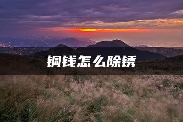 铜钱怎么除锈