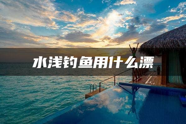 水浅钓鱼用什么漂