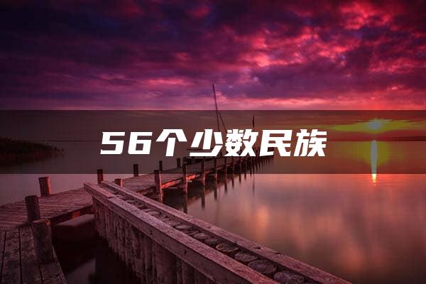 56个少数民族