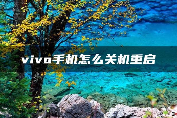 vivo手机怎么关机重启