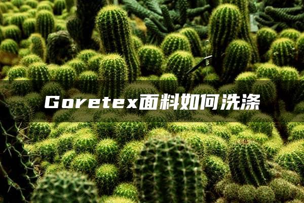 Goretex面料如何洗涤