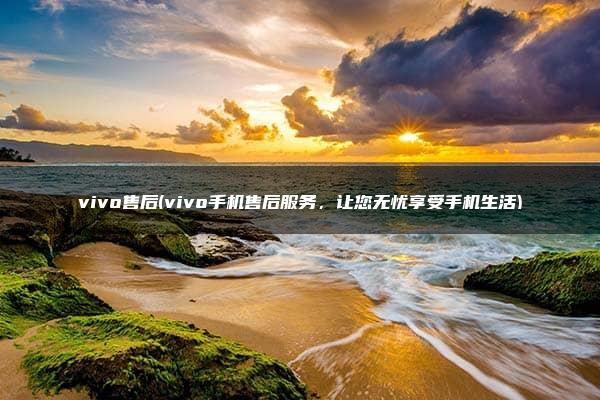 vivo售后(vivo手机售后服务，让您无忧享受手机生活)