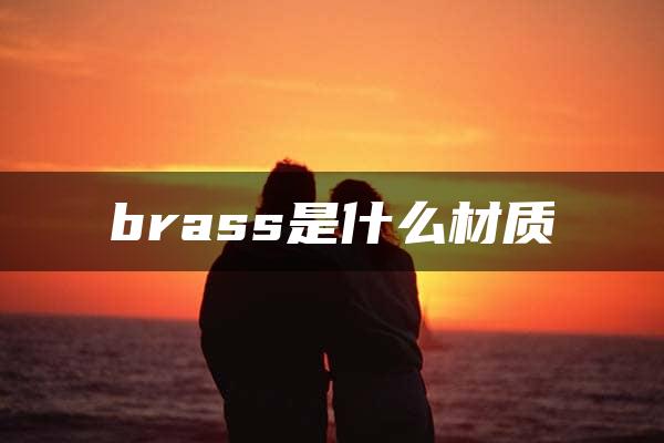 brass是什么材质