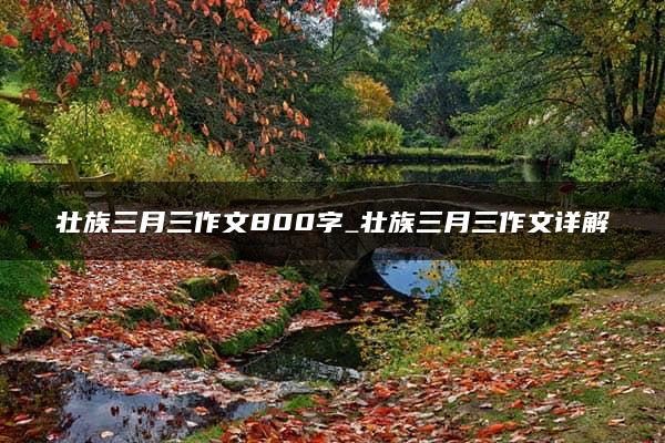 壮族三月三作文800字_壮族三月三作文详解