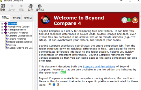 Beyond Compare怎么打开帮助文档