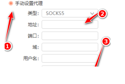 向日葵客户端手动设置代理