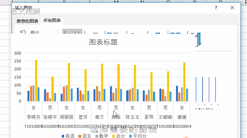 Excel中如何建图表