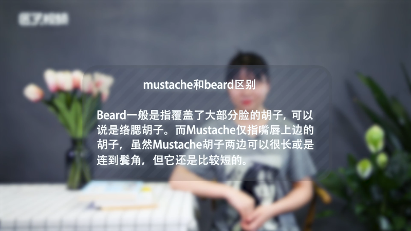 mustache和beard区别