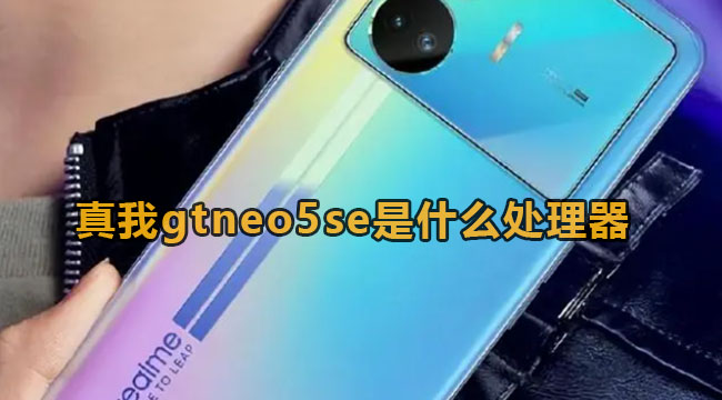 真我RealmeGTNeo5SE是什么处理器