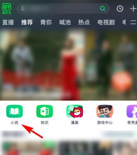 爱奇艺小说怎么分享小说