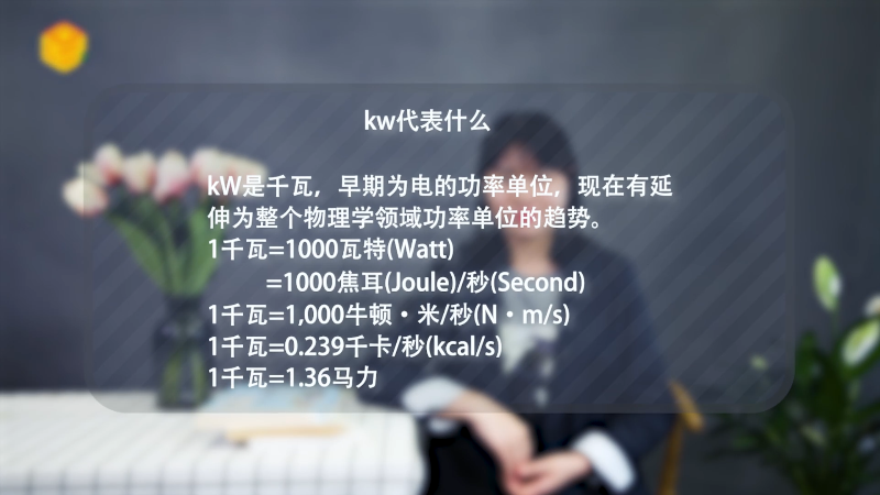 kw代表什么