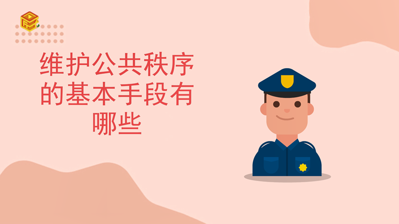 维护公共秩序的基本手段有哪些