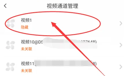 萤石云视频被隐藏的通道怎么重新开启