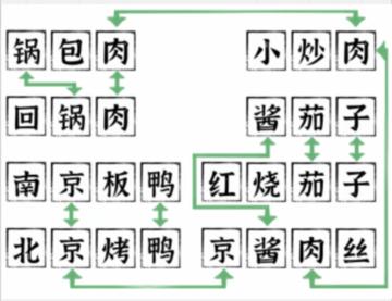 文字进化组合出八道菜通关攻略技巧解析