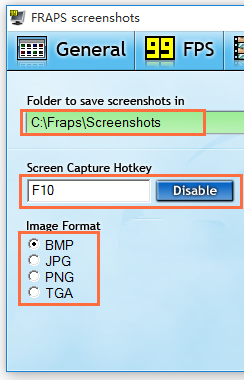 Fraps怎么截图