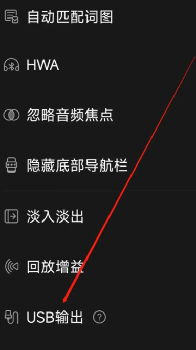 飞傲音乐怎么启用USB输出