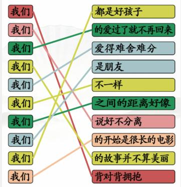 汉字找茬王连我们的歌通关攻略