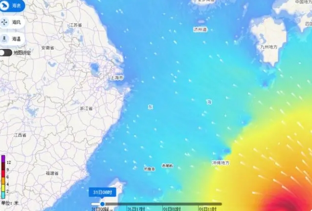 强热带风暴“卡努”逼近浙江，海浪预警级预计将达橙色