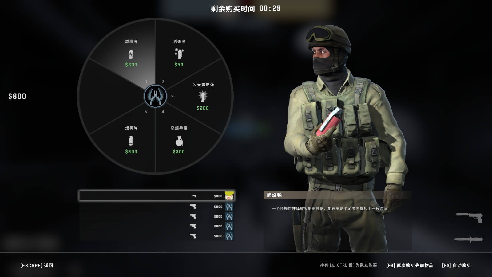 CSGO燃烧弹图鉴介绍