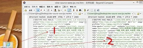 Beyond Compare怎么修改网页代码