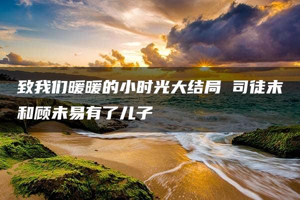 致我们暖暖的小时光大结局 司徒末和顾未易有了儿子