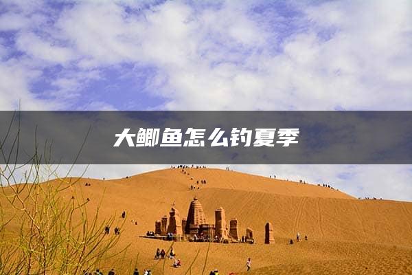 大鲫鱼怎么钓夏季